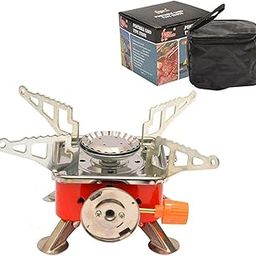 Yinsold LIN Windproof Foldable Stove Burner-Ultralight Camping Stove Portable Mini Outdoor Folding Metal Camping Gas Stove Windproof Furnace Burner Backpacking Hiking-picture-13