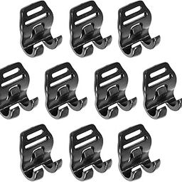 LOOM TREE® 10X Tent Pole Clips Tent Hooks for Picnic Mat Fixed Gardening Mountaineering 10X10X15X9Mm | Outdoor Sports | Camping & Hiking | Tents & Canopies | Tent & Canopy Accessories-image-99