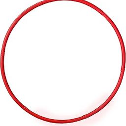 FizBiz Hoola Hoop Adults Exercise Classic 6 Colour Interlockable Pieces Hula Hoop for Kids Girls Women Fitness Rings Adjustable 3 Size 17-27 Inch - Red-image-46