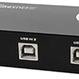 EN-VOLANT 1 USB 2.0 A Type Out 2 USB B Type 2 Port Shareing Device KVM Switch J9G5-11