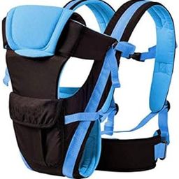 Antil's Baby Carrier Bag/Adjustable Hands Free 4 in 1 Baby/Baby sefty Belt/Child Safety Strip/Baby Sling Carrier Bag/Baby Back Carrier Bag Front Carry Facing (black blue)-13