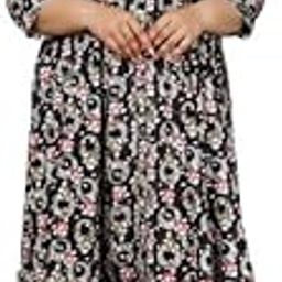 Women Black,Printed Gown-image-27