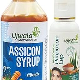 Assicon Syrup and Pimpocon Lep Combi kit I Ayurvedic Combi Kit for Pimples & Blemishes-image-5