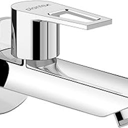 Plantex Pure Brass Bib Cock for Bathroom/Long Body Taps/Wall Mount Tap for Wash Basin with Teflon Tape & Wall Flange - Pack of 1 (Chrome, 3225)-image-96