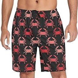 Men's Pajama Shorts Siamese Cats Sleep Shorts for Men Pajama Bottom Pants S-image-50