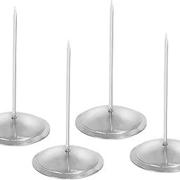 NISUN 180MM Paper Memo Holder, Stainless Steel Receipt Holder, Straight Rod Paper Memo Holder Spike, Bill Fork for Bill Receipt Note Paper Order Office Desk (4 Pack)-picture-16