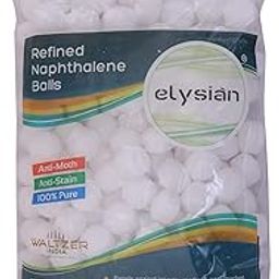 Elysian Moth Balls Repellent Anti-Bug Camphor Wardrobes Drawers Closet Naphthalene Balls Keeper for Clothes Fragrance Mothballs, Mildew, Cabinets Office White Color 250 Gram.-17