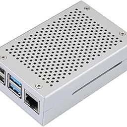 Raspberry Pi 4 Model B Aluminum Case RPI 4 Metal Shell Silver Box Enclosure for RPI 4B Only (Silver)-27