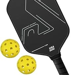 Enakshi® Carbon Fiber Pickleball Paddle Lightweight Breathable Grip Ergonomic Racquet Black|Sporting Goods | Tennis & Racquet Sports | Tennis | Racquets-image-66