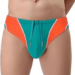 Mens Swim Bikini Briefs with Drawstring-image-21