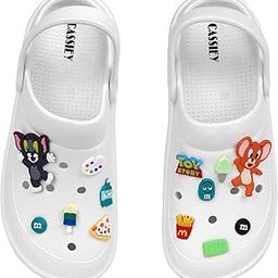 Women's Lightweight Tom & Jerry Designed Clogs, Casual Comfortable Slip On Clog Sandals-picture-21