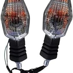 BIKEBLOOM TVS Raider Bike Indicator Set – 2 Pairs | Front & Rear Turn Signal Light Assembly | High Visibility Amber Blinker Indicators | Compatible with TVS Raider Motorcycles-image-8