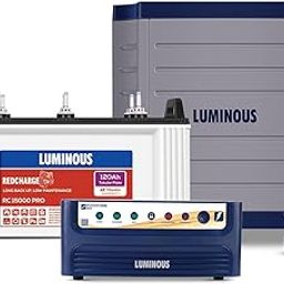 Luminous Inverter & Battery Combo (Power sine 800 Pure Sine Wave 700VA/12V Inverter with RC15000 PRO Short Tubular 120Ah Battery + Trolley) for Home, Office & Shops-picture-17