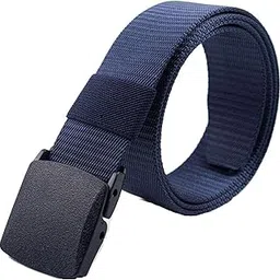 usl Men's Nylon Canvas Breathable Military Tactical Waist Belt (Blue-160, Nylon)-picture-35