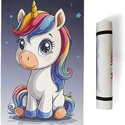 Woohoo Squad TPE Yoga Mat For Kids, 6mm Thickness, 130cm x 60cm | Anti-slip & Anti-skid | Ideal for 3-7 year olds (Unicorn)-image-44