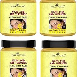 Park Daniel Turmeric & Kojic Acid Face Cleansing Foaming Pads for Dark Spots 200 Pcs | Skin Brightening & Acne Prevention With Vitamin C, For All Skin Types-image-33