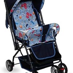 Infanto Dyna Pram With 3 position Seat | Reversible handle Stroller | Lockable swivel wheels with suspension | Shoping Basket-image-38