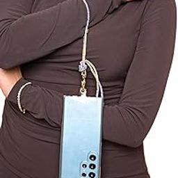 Charms Universal Phone Lanyard for Mobile Cases | Hand-Crafted | Secure & Stylish | Wrist Strap (Multi-Color)-picture-0