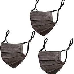 Touchstone Filter pocket nose bridge denim look double layer anti-pollution smog smoke cold cough protective cotton face mask Reusable Machine Washable for men, women.-image-65