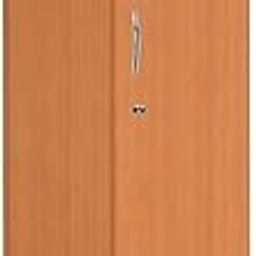 CASPIAN Furniture Light Brown Engineered Wood Single Door Wardrobe/Cupboard with 5 Shelves and 6 compartments |Multipurpose Cabinet for Office/Kitchen Purpose (7 Feet (17 * 19 * 82))-16