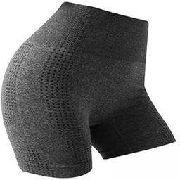 UJEAVETTE 6xWomens Yoga Shorts High Waisted Workout Shorts for Fitness Home Gym Training S M Gray-Sporting Goods- Cycling- Cycling Clothing- Shorts-image-49