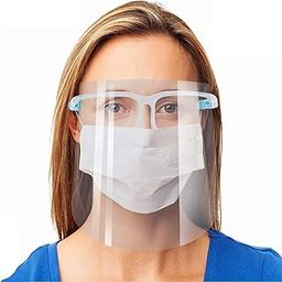 Cenwell Anti Fog Face Shield Safety Visor with Glasses Comfortable & Reusable Protective Safety Visor Pack of 2-picture-31