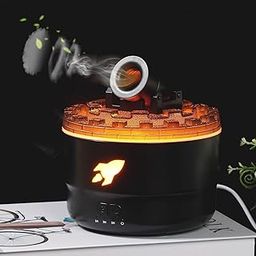 KIMEE Cannon Blast Aroma Humidifier – 280ML Desktop Humidifier with 7 LED Colors, Dual Spray Modes, Aromatherapy, Timer Function, and Auto Shut-Off for Relaxing & Fresh Air-picture-5