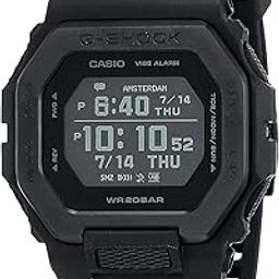 G-Shock GBX-100NS-1DR Digital Dial Black Resin Strap Men's Watch Bluetooth Shock Resistant G1125-77