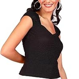 Casual Crush Design Sweetheart Neck Sleeveless Tops for Women || Latest Stylish Western Tops for Women || Summer Women Top-image-44