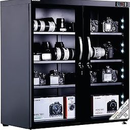 Andbon Metal Ad-300S Dry Cabinet and Dehumidifier 300 LTR, Black-picture-29