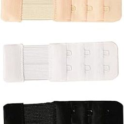 Bra Hook Extender-2 Hook - 3 Eye (With Extra Elastic) For Women|Girls (Free Size) Combo Pack-20