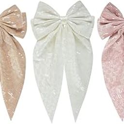 Trendy Hair Bow Clip For Women/Girls | Comfortable Hair Accessories | Fancy & Stylish | Anti-Hair Breakage | Multi colors | Same As Pic | 3 Pcs-image-21