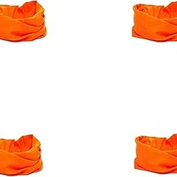 aadikart Mens Head Cover Band Bandana Stretch Hair Style Japanese 4 Orange b-picture-32