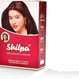 SB HERBAL shilpa vive sticker kumkum dermatologically tested anti-becterial adhesive kumkum bindi (deep red 3)-image-99