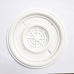 Modular Plate for Electrical Fan Round Sheet Plastic PVC Fan Sheet Cover Wall Plug Size 165mm (Pack of 5)-image-6