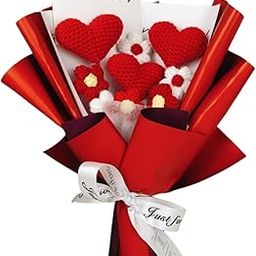 STYLEHEAVEN Heart Knitted Flowers for Teacher’ Day Anniversary Grandma|Home & Garden|Home D?©cor|Floral D?©cor-image-61