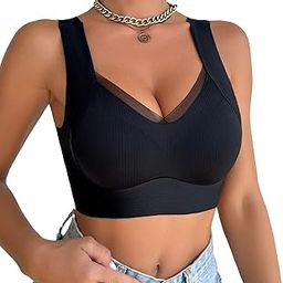 Women's Full Support Wireless T-Shirt Bra, Padded, Lace Silk, Elegant Comfort for Your Everday Bra-image-49