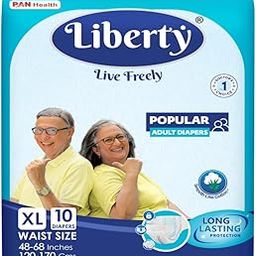 Liberty Adult Diaper, Extra Large (10 count) (120-170 Cms || 48-68 Inch)-image-22