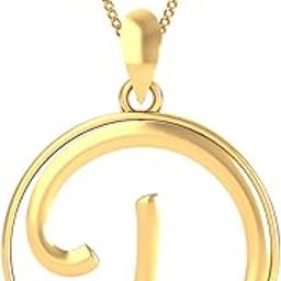 14KT Yellow Gold Diamond Artistic D Initial Pendant for Men/Women-image-15