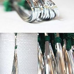 Embroiderymaterial Metal Strip/Mukaish for Embroidery Work, Silver Color(100 Gram)-image-29