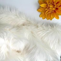 Multipurpose Fabric Fur Cloth for Baby Photography, Crafts, Costumes, Soft Toys, Decoration(White)(2m)-picture-13