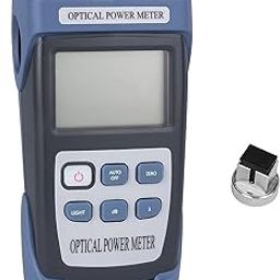 Corslet Vtc-830 Fiber Optical Power Meter Laser Cable Db Tester Optic Ftth Telecom Catv High Power Test Ftth+25 To-50Db Fc/Sc Power Meter Optical Fiber,Telecom Tester(2000 Counts,Blue)Battery_powered-15