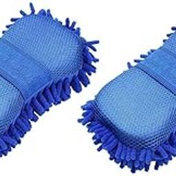 MAPPERZ Car Cleaning Sponge/Wet & Dry Reusable Soft Scratch-Free Bike,Vehicle Cleaning Washing Sponge Use for Home,Office (Pack of 2)-image-5