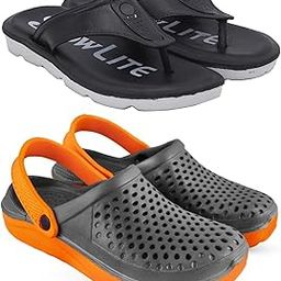 Combo Pack of 2 Slipper/Flip Flops/Slides/Clogs/Sandals for Men (V-Sultan Vs Clog 400)-image-49