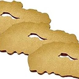Pack 3 Geode Agate Ellipse Art Board 8 mm Wood Cutout. Plaque, DIY, for Resin, epoxy Art 8 mm Thick 16 Inch Wide-22