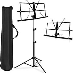 SG Musical Notation Stand with Music Sheet Clip Holder & Carrying Bag-picture-13