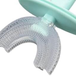 Kids U Shaped 360 Degree Cleaning Silicone Toothbrush For Children Babies Kids-image-61