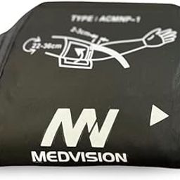 MEDVISION® Digital Bp cuff for blood pressure monitor, spare cuff, replacement cuff, with tube compatible with most digital bp (XL (Compatible with Omron BP model 7156/7361T))-2