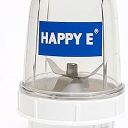 HAPPY E Heavy Bullet Jar - Compatible with Traditional Mixer Grinder (200 ML) 2 Lock Mixer Grinder Jar | Suitable for - Prestige, Sumeet, Orient, Crompton, Lifelong, Jaipan, Longway, Bajaj, Preethi-image-89