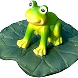 Pond Water Floating Frog Figurine Gift Pond Decoration for Patio Pond Garden Style A-image-82